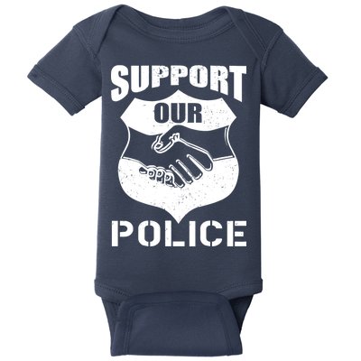 Support Our Police Baby Bodysuit