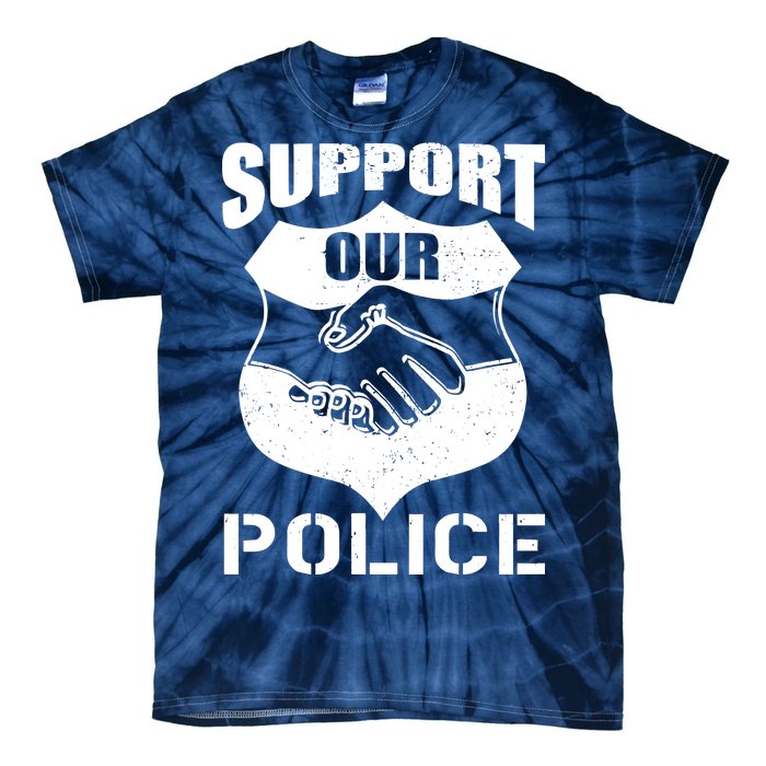 Support Our Police Tie-Dye T-Shirt