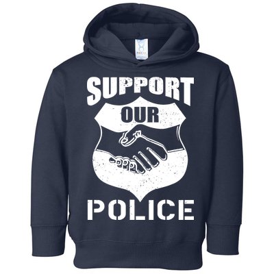 Support Our Police Toddler Hoodie