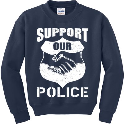 Support Our Police Kids Sweatshirt