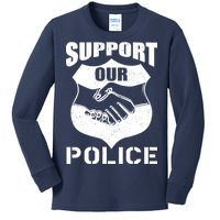 Support Our Police Kids Long Sleeve Shirt