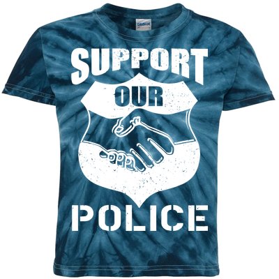 Support Our Police Kids Tie-Dye T-Shirt