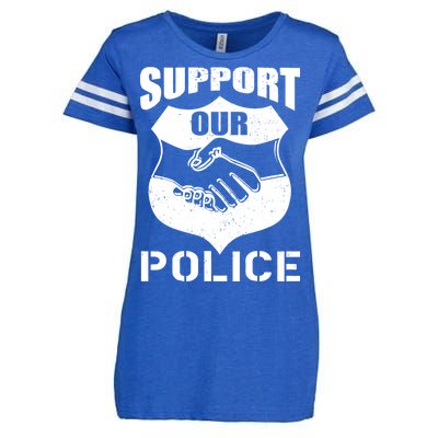 Support Our Police Enza Ladies Jersey Football T-Shirt