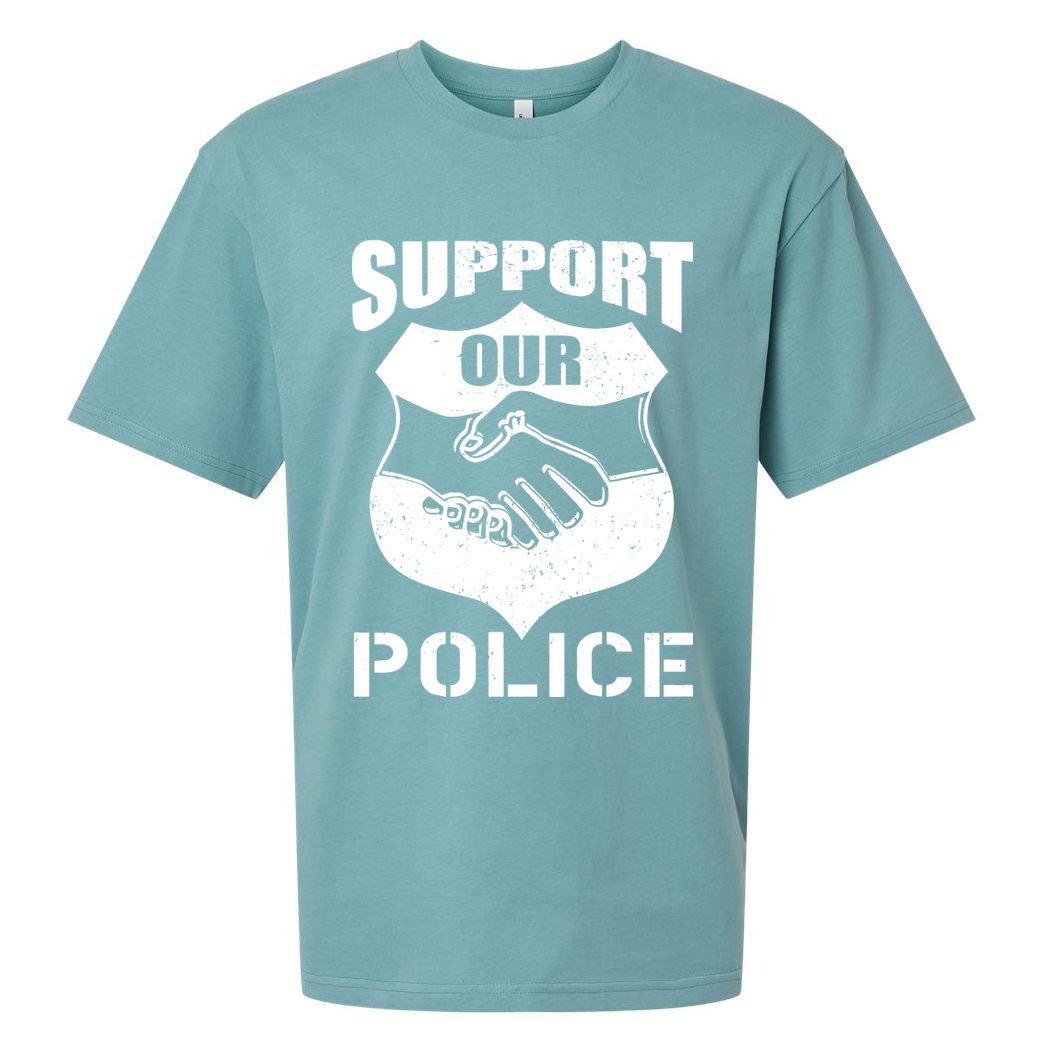 Support Our Police Sueded Cloud Jersey T-Shirt