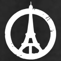 Support Paris Peace Sign Eiffel Tower Cool Comfort Performance Bucket Hat