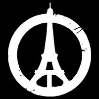 Support Paris Peace Sign Eiffel Tower Premium T-Shirt