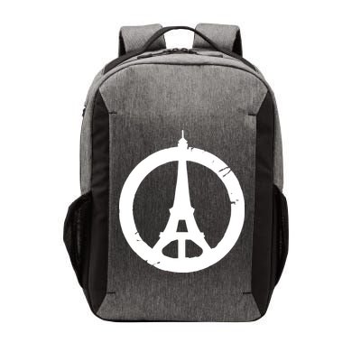 Support Paris Peace Sign Eiffel Tower Vector Backpack