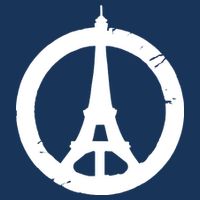 Support Paris Peace Sign Eiffel Tower Infant Baby Jersey Bodysuit
