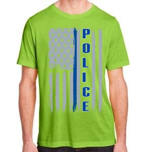 Support Police Blue Flag Adult ChromaSoft Performance T-Shirt