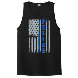 Support Police Blue Flag PosiCharge Competitor Tank