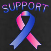 Support Ribbon Cancer Awareness Adult Drive Performance Visor