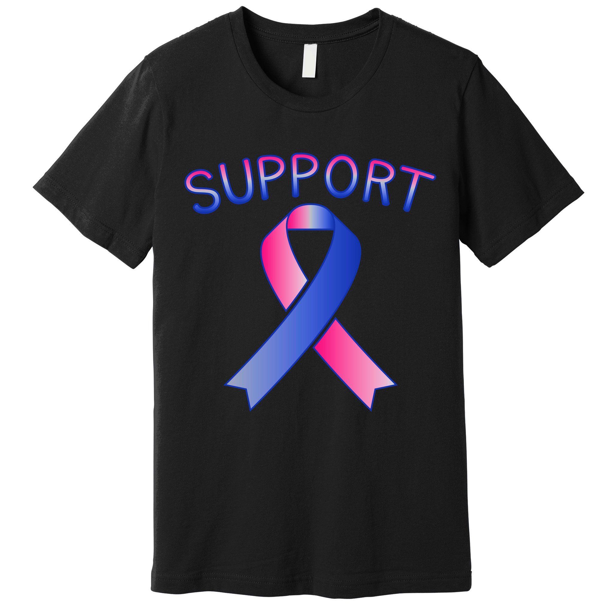 Support Ribbon Cancer Awareness Premium T-Shirt
