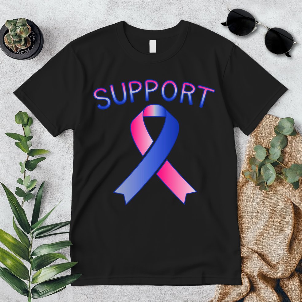 Support Ribbon Cancer Awareness Premium T-Shirt