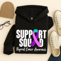 Support Squad Thyroid Cancer Awareness Hoodie