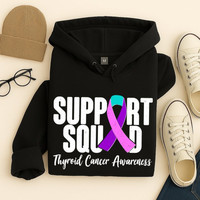Support Squad Thyroid Cancer Awareness Hoodie