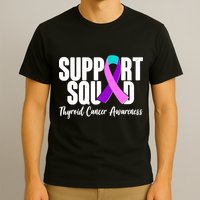Support Squad Thyroid Cancer Awareness T-Shirt