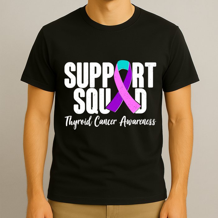 Support Squad Thyroid Cancer Awareness T-Shirt