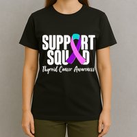 Support Squad Thyroid Cancer Awareness T-Shirt