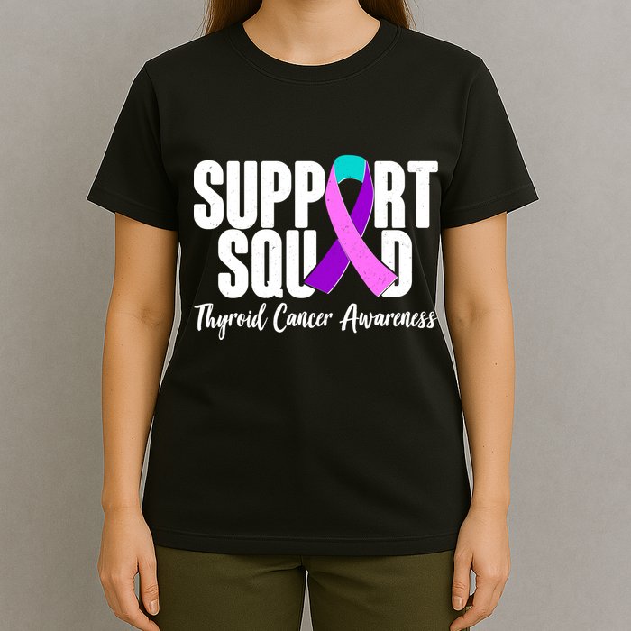 Support Squad Thyroid Cancer Awareness T-Shirt