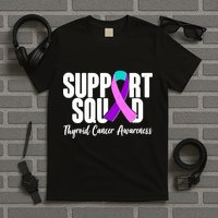Support Squad Thyroid Cancer Awareness T-Shirt