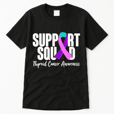 Support Squad Thyroid Cancer Awareness Tall T-Shirt