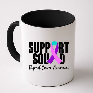 Support Squad Thyroid Cancer Awareness Coffee Mug