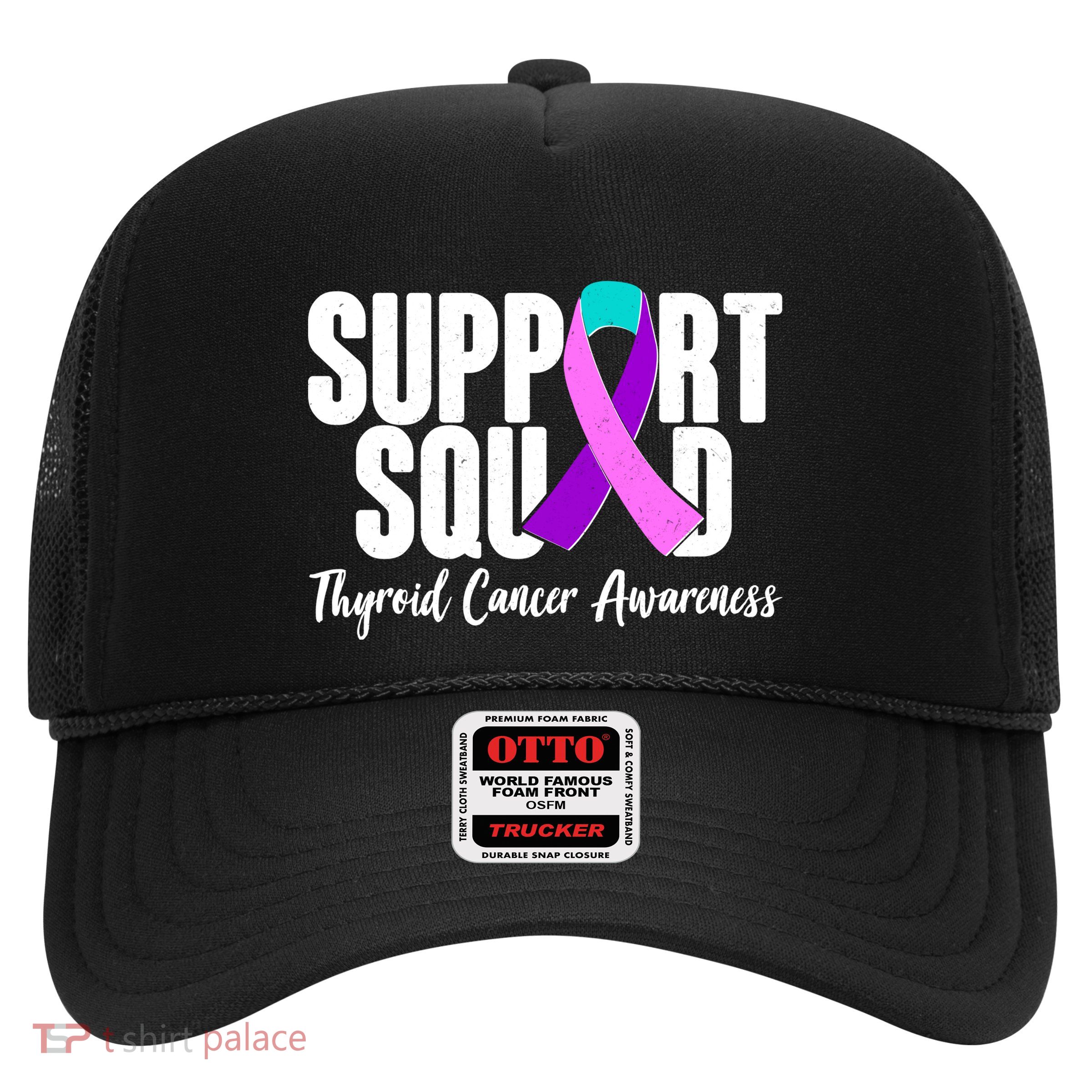 Support Squad Thyroid Cancer Awareness Trucker Hat