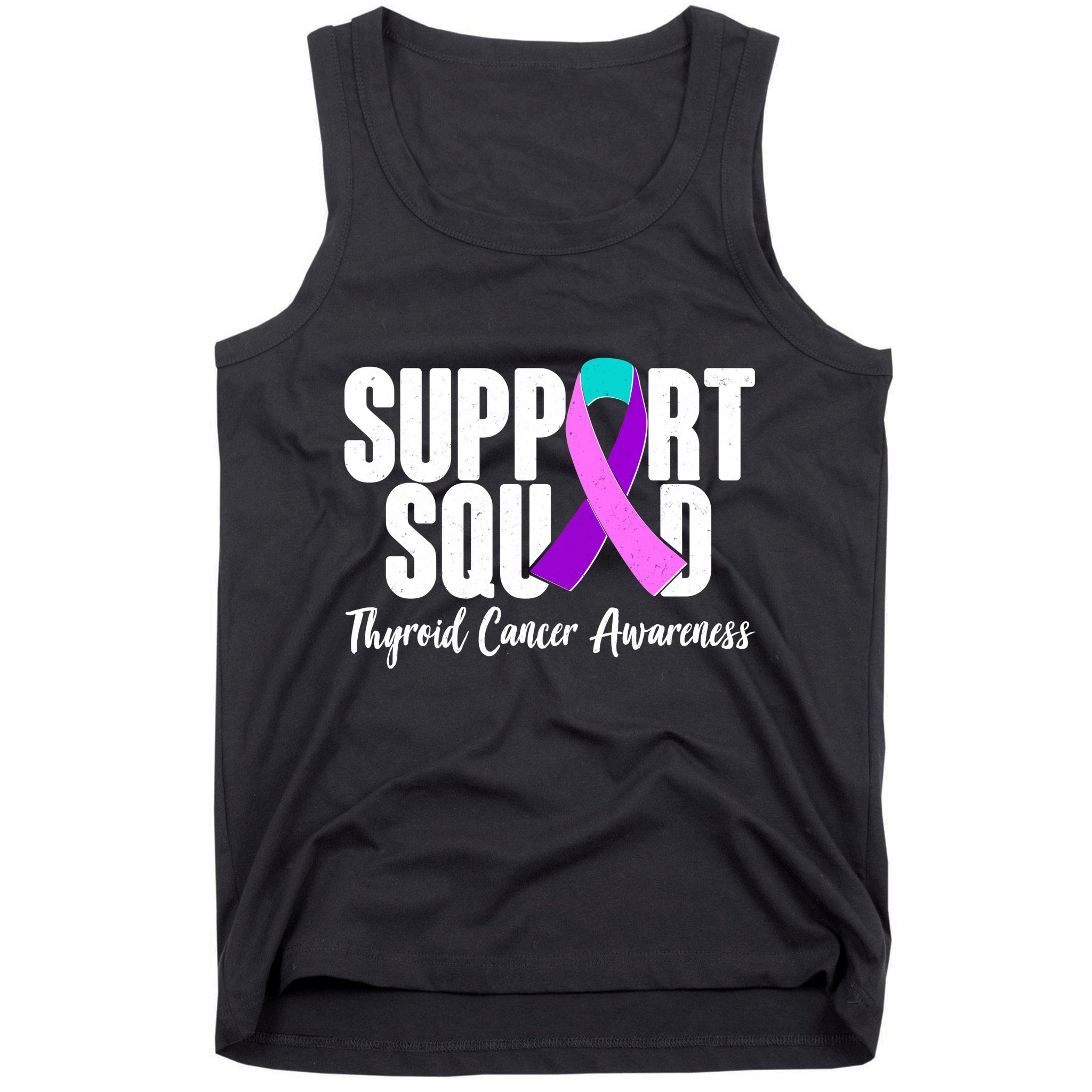 Support Squad Thyroid Cancer Awareness Tank Top