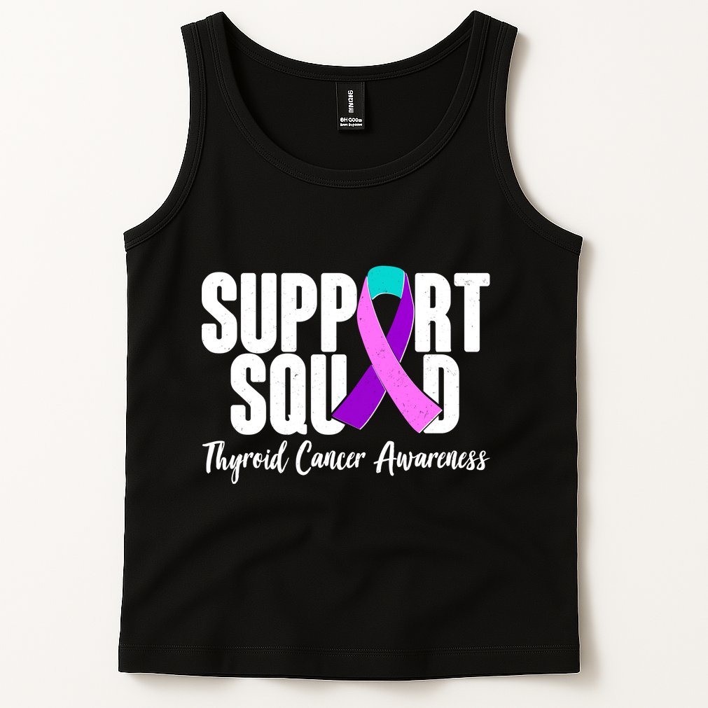 Support Squad Thyroid Cancer Awareness Tank Top