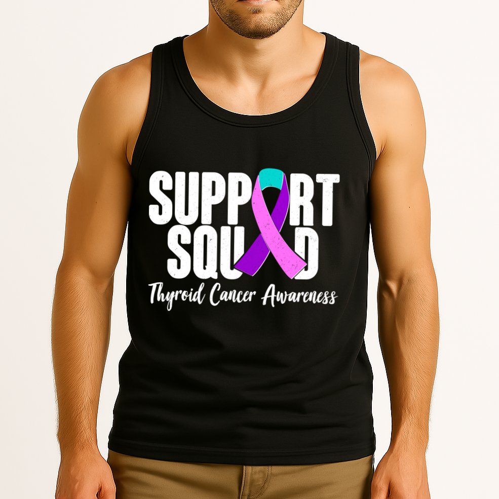 Support Squad Thyroid Cancer Awareness Tank Top