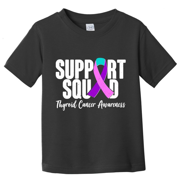 Support Squad Thyroid Cancer Awareness Toddler T-Shirt