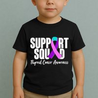 Support Squad Thyroid Cancer Awareness Toddler T-Shirt