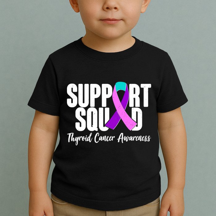 Support Squad Thyroid Cancer Awareness Toddler T-Shirt