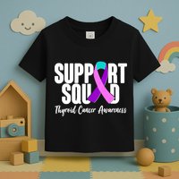 Support Squad Thyroid Cancer Awareness Toddler T-Shirt