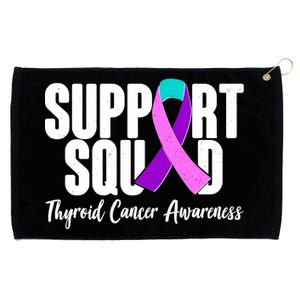 Support Squad Thyroid Cancer Awareness Grommeted Golf Towel