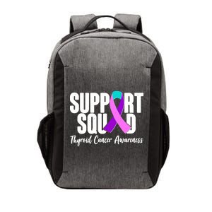 Support Squad Thyroid Cancer Awareness Vector Backpack