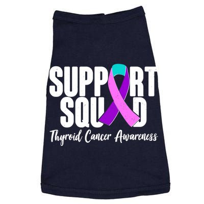 Support Squad Thyroid Cancer Awareness Doggie Tank