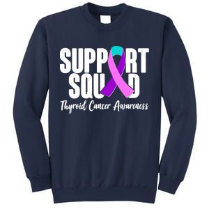 Support Squad Thyroid Cancer Awareness Sweatshirt