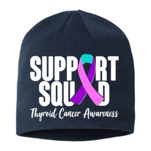 Support Squad Thyroid Cancer Awareness Sustainable Beanie