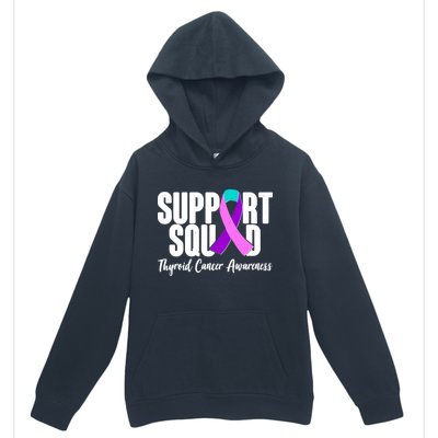 Support Squad Thyroid Cancer Awareness Urban Pullover Hoodie