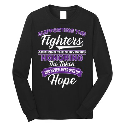 Support The Fighters Lupus Awareness Long Sleeve Shirt