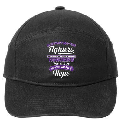 Support The Fighters Lupus Awareness 7-Panel Snapback Hat
