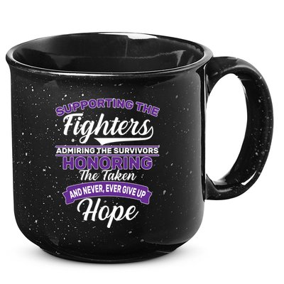 Support The Fighters Lupus Awareness 15oz Campfire Ceramic Mug