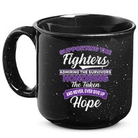 Support The Fighters Lupus Awareness 15oz Campfire Ceramic Mug