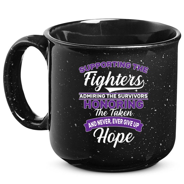 Support The Fighters Lupus Awareness 15oz Campfire Ceramic Mug
