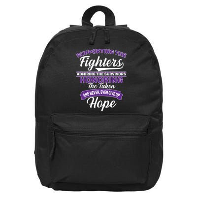 Support The Fighters Lupus Awareness 16 in Basic Backpack