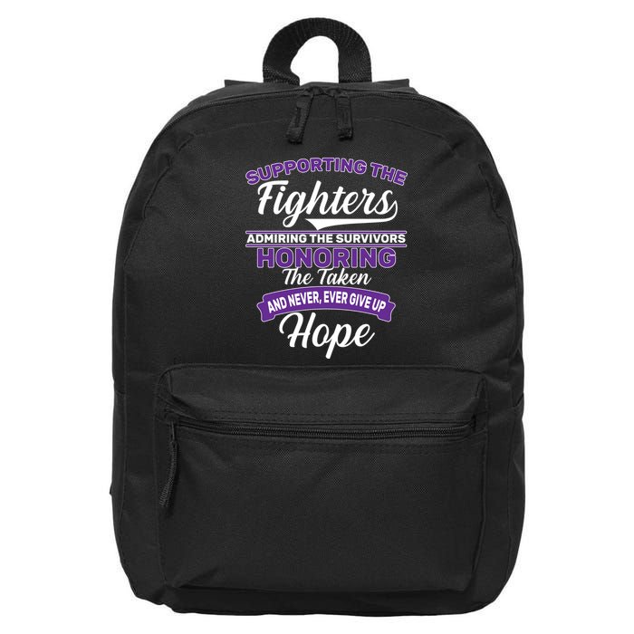 Support The Fighters Lupus Awareness 16 in Basic Backpack