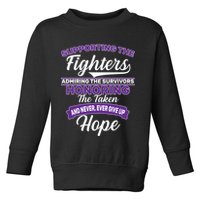 Support The Fighters Lupus Awareness Toddler Sweatshirt