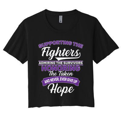 Support The Fighters Lupus Awareness Crop Top