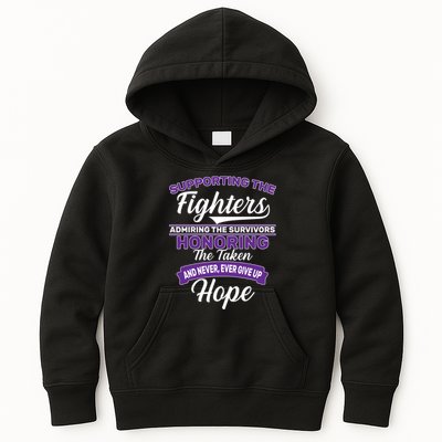 Support The Fighters Lupus Awareness Kids Hoodie